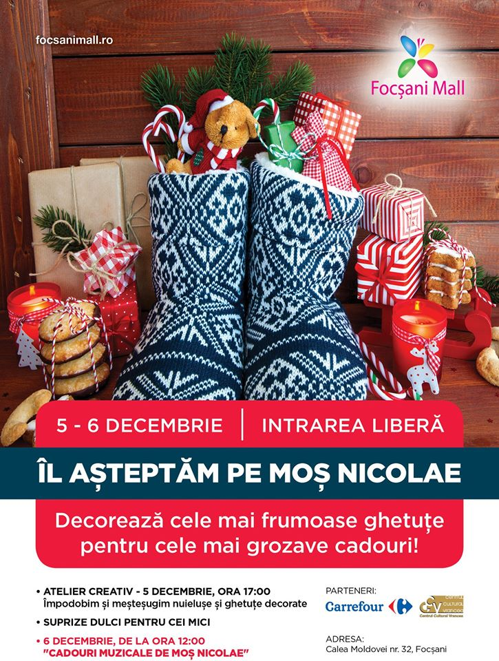 Cadouri muzicale de Moş Nicolae, în Focșani Mall – Vrâncenii.ro | Stiri ...